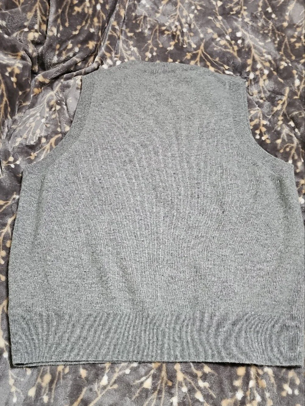 J. Crew Gray V-Neck Sweater Vest